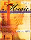 Book Workbook to accompany Music in Theory and Practice, Volume 2 free