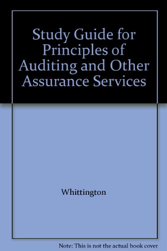 Book Study Guide to accompany Principles of Auditing & Other Assurance Services (Study Guide) free