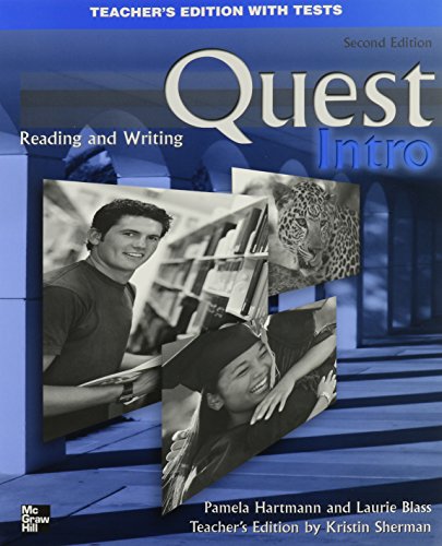 Book Quest Intro Level Reading And Writing Teacher's Edition free