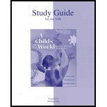 Book Student Study Guide for use with A Child's World free