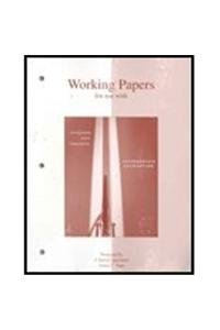 Book Working Papers to accompany Intermediate Accounting free
