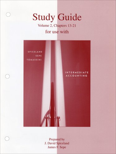 Book Study Guide, Volume 2 to accompany Intermediate Accounting free