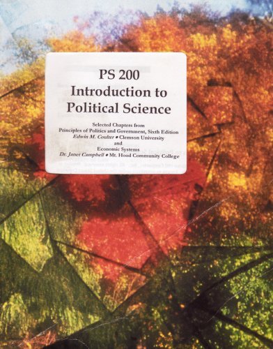 Book Ps 200 Introduction To Political Science free