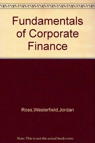 Book Fundamentals of Corporate Finance free