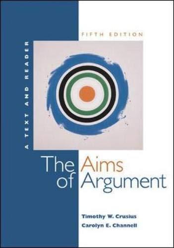 Book Aims of Argument: Text and Reader with Student Access to Catalyst free