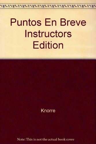 Book Puntos En Breve Instructors Edition free
