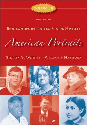 Book American Portraits: Biographies in United States History, Volume 2 (American Portrait Series) free