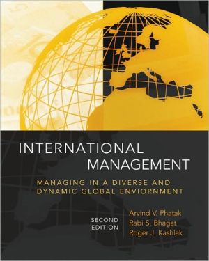 Book International Management: Managing in a Diverse and Dynamic Global Environment free