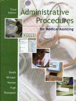 Book Administrative Procedures for Medical Assisting free