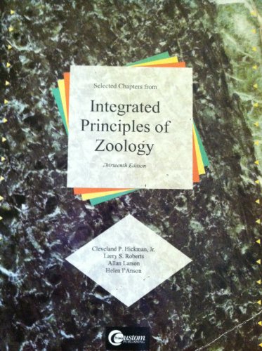 Book Selected Chapters from INTEGRATED PRINCIPLES OF ZOOLOGY free