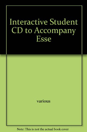 Book Interactive Student CD to Accompany Esse free