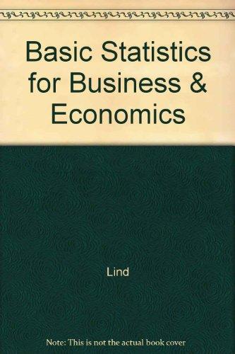 Book Basic Statistics for Business & Economics free