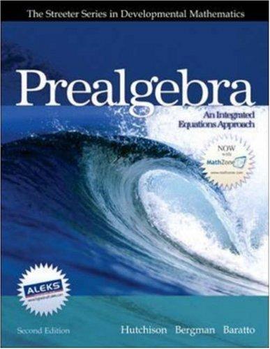 Book Prealgebra (Streeter Series in Mathematics) free