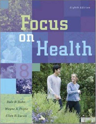 Book Focus on Health with Online Learning Center Bind-in Card free