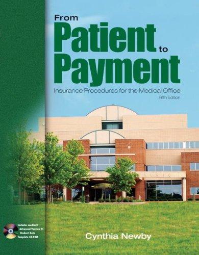 Book From Patient to Payment: Insurance Procedures for the Medical Office with Student Data CD free
