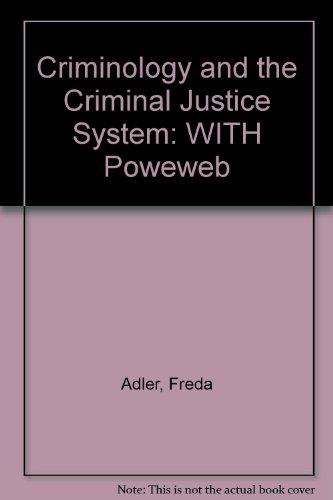 Book Criminology And the Criminal Justice System free