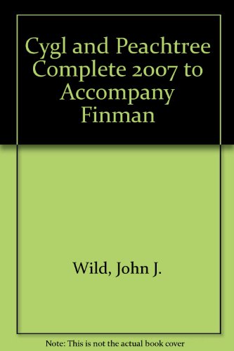 Book CYGL and Peachtree Complete 2006 to accompany FINMAN free