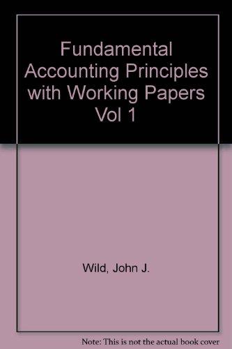 Book Fundamental Accounting Principles with Working Papers Vol 1 free