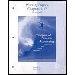 Book Working Papers (print) to accompany Principles of Financial Accounting (CH 1-17) free