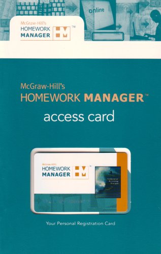 Book McGraw-Hill's Homework Manager Access Card to accompany FAP 18e free