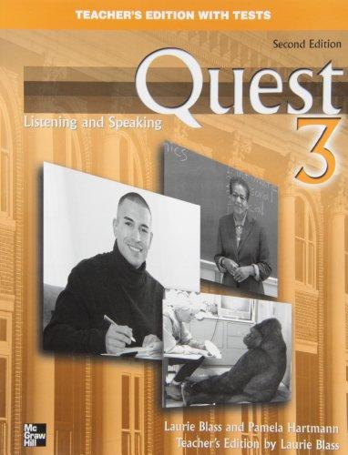 Book Quest 3 Listening and Speaking Teacher's Edition with Tests free