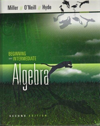 Book Intermediate Algebra -- Second 2nd Edition, Annotated Instructor's Edition by Julie; O'Neill, Molly; Hyde, Nancy Mille (2008) Hardcover free