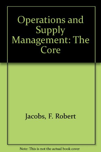 Book Operations and Supply Management: The Core free
