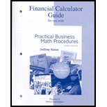 Book Practical Business Math Procedures - Finan. Calc. Guide Only free