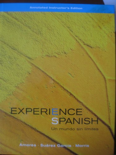 Book Experience Spanish Un Mundo Sin Limites (Instructor's edition) free