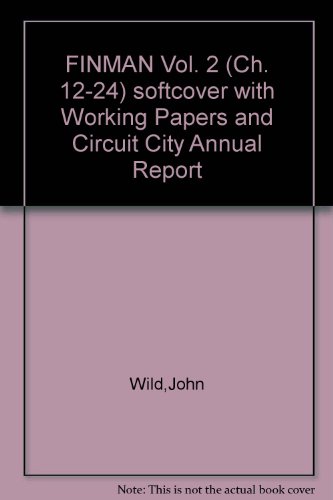 Book FINMAN Vol. 2 (Ch. 12-24) softcover with Working Papers and Circuit City Annual Report free