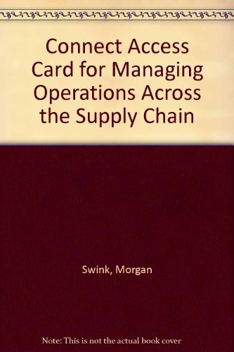 Book Connect Access Card for Managing Operations Across the Supply Chain free