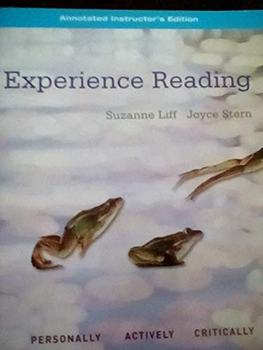 Book Experience Reading, Book 1 Annotated Instructor's Edition free