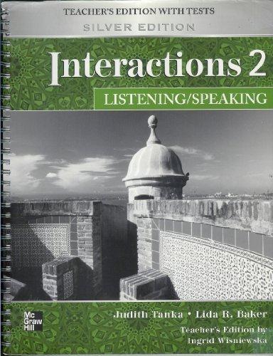 Book Interactions 2 Listening & Speaking Teac free