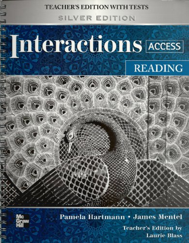 Book Interactions Access Reading Teacher's Edition with Tests, Silver Edition free