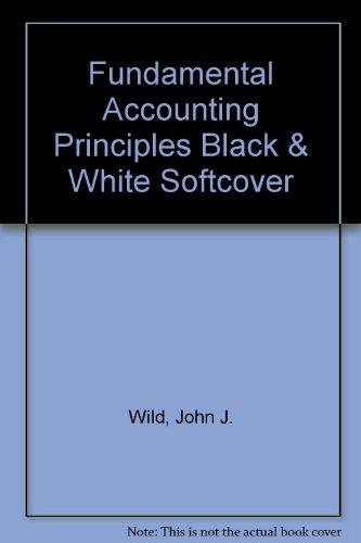 Book Fundamental Accounting Principles Black & White Softcover free