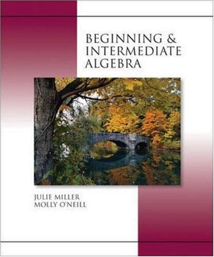 Book Beginning and Intermediate Algebra free