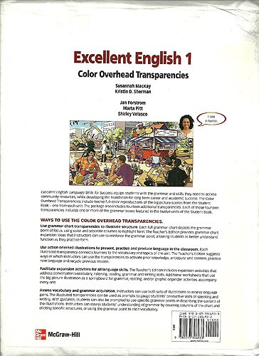 Book Excellent English 1 Color Overhead Transparencies free