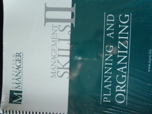 Book Management Skills II Planning and Organizing Second Edition free