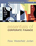 Book Essentials of Corporate Finance (Annotated Instructor's Edition) free