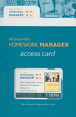 Book Homework Manager to accompany Essentials of Corporate Finance (McGraw-Hill's Homework Manager) free