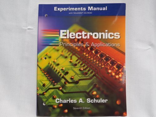 Book Experiments Manual With CD for Electronics : Principles and Application free