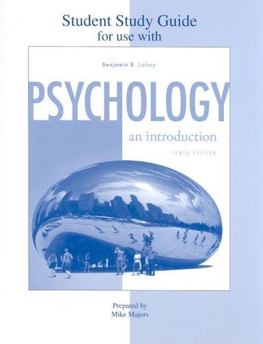 Book Student Study Guide to accompany Psychology: An Introduction free