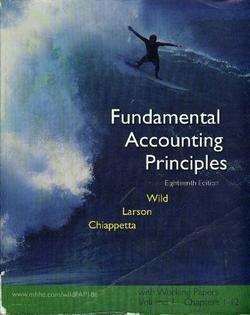 Book Fundmental Accounting Principles- Working Papers Vol 1 Chapters 1-12 (Vol 1 Chapters 1-12) free