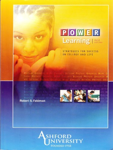 Book Power Learning Custom Ashford University 3rd Edition free