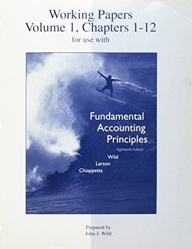 Book Revised Working Papers Volume 1 for Use free