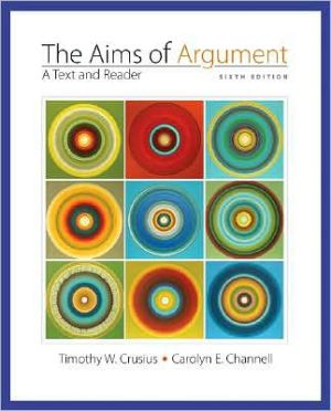 Book Aims of Argument: Text and Reader free