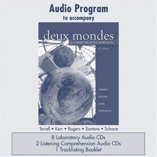 Book Audio CD Program to accompany Deux mondes: A Communicative Approach free