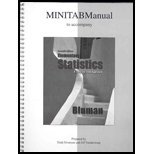 Book Elementary Statistics-Minitab Manual ONLY free