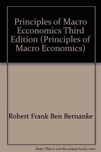 Book Principles of Macro Ecconomics Third Edition (Principles of Macro Economics) free