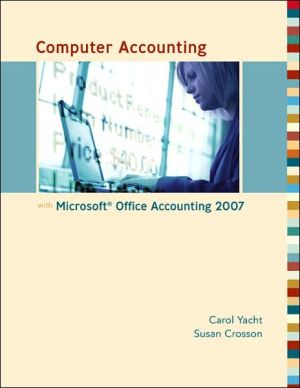 Book Computer Accounting with Microsoft Office Accounting 2007 w/ CD free